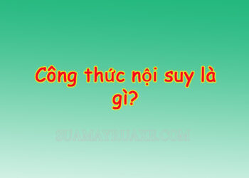 Công thức nội suy toán học